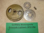 1952-54 Evinrude Lightwin Outboard Motor 3HP 3012 Flywheel Recoil Plate Magneto. Fixed Price $36.00.