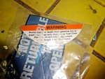 37-805349 Mercury Quicksilver Warning Decal Nos. Fixed Price $9.99.