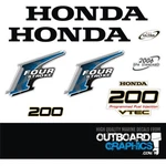 Honda BF200 200HP 4 Stroke Vtec Outboard Engine Decals/sticker Kit. Fixed Price $63.22.