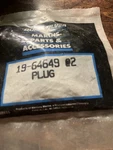 Mercury Outboard Plug 19 64649 New! Free Shipping!. Fixed Price $11.90.