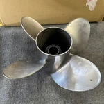Used Mercury Offshore Stainless Steel Propeller 14 Dia. 23 Pitch 48-825906A46. Fixed Price $300.00.
