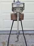 Complete Antique 1939 Evinrude Elto Handitwin 4307 3HP Outboard Boat Motor Spark. Fixed Price $150.00.
