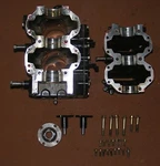 CO3A5690 2003 Johnson Hp J50PLSTD Crankcase Assy Pn 0437342 Fits 1995-2005. Fixed Price $129.50.