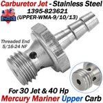 Carburetor Jet # 1395-823621 For 30 And 40 Hp Mercury Mariner Outboard Motor. Fixed Price $10.99.