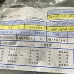 *new Oem* (lot Of 2) Omc Johnson Evinrude 41.0MM Ear Clamp 0349729. Fixed Price $11.99.