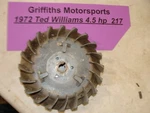 1972 Sears Eska 4.5HP 217 Outboard Motor Tecumseh Ted Williams Flywheel. Fixed Price $35.00.