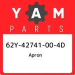 62Y-42741-00-4D Yamaha Apron 62Y42741004D, New Genuine Oem Part. Fixed Price $250.34.