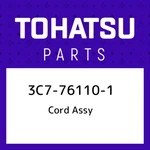 3C7-76110-1 Tohatsu Cord Assy 3C7761101, New Genuine Oem Part. Fixed Price $94.06.