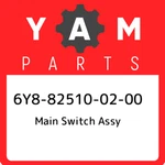 6Y8-82510-02-00 Yamaha Main Switch Assy 6Y8825100200, New Genuine Oem Part. Fixed Price $179.00.