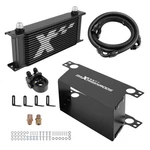 New Universal 16 Row Oil Cooler 10 Engine Transmission Aluminum British Style. Fixed Price $101.19.