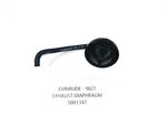 5001347 Genuine Evinrude Outboard Engine Exhaust Pressure Diaphragm 200 - 250 Hp. Fixed Price $85.65.