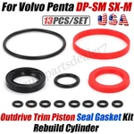 3857470 For Volvo Penta Dp-sm Sx-m Trim Piston Seal Rebuild Cylinder Gasket Kit. Fixed Price $13.99.