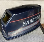 Evinrude Johnson 1989 1990 1991 Top Cowling Hood Engine Cover 40 Hp Rope Start. Fixed Price $169.95.
