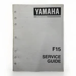Yamaha F15 Outboard Service Guide Oem LIT-18616-01-70 October 1997. Fixed Price $29.95.