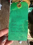 Antique 1929 Johnson Horse A-45 3HP Twin Cylinder Outboard Boat Motor. Fixed Price $1500.00.