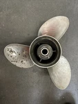 0174811 Evinrude Johnson Omc 14 1/2 X 19 Stainless Propeller Good Lh. Fixed Price $179.99.