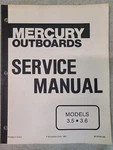 Mercury 90-43183 Service Manual For 3.5 & 3.6 Models. Fixed Price $22.95.