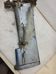 0395155 Johnson Evinrude Exhaust Housing 0392945 20" L 1982 35HP Kd. Fixed Price $60.00.