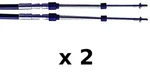 Pack 28 Ft Xtreme Control Cables Fits Honda Suzuki Tohatsu Yamaha Nissan. Fixed Price $205.66.