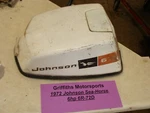 1972 Johnson Outboard 6HP Sea-horse 6R-72D Hood Cowling Engine Cover. Fixed Price $88.00.