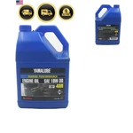 Yamaha Yamalube 4M 10W-30 4-STROKE Outboard Marine Oil- Gallon,. Fixed Price $84.01.