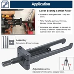 Lower Bearing Carrier Puller For Yamaha, Johnson, Evinrude, Mercruiser, Honda. Fixed Price $108.99.