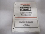 2000 Mercury Marine Engines Gm V-8 Supplement To #24 Service Manual 90-861327000. Fixed Price $8.25.