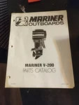 Mariner Outboard V-200 Parts Catalog. Fixed Price $20.00.