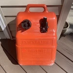 Quicksilver Mercury Marine Outboard Boat Fuel Gas Tank Plastic 6.6 Gallon Vtg. Fixed Price $79.99.