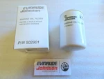 T16 Evinrude Johnson Omc 0502901 Oil Filter Oem New Factory Boat Parts. Fixed Price $12.76.
