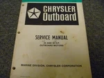 1980 Chrysler 20 30 Hp Outboard Motors Shop Service Repair Manual Ob 3435 Xz. Fixed Price $45.35.