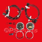 Mercury Smartcraft Black Tach/speed Kit + Chrome Bezel Pt# 8M0185894 & 8590743. Fixed Price $772.40.