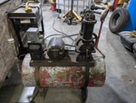 Vintage Johnson Systems Garage Shop Air Compressor Mancave Auto. Fixed Price $599.99.