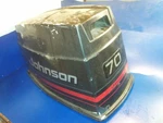 0435728 0438345 Motor Cover Hood Johnson Evinrude 70HP (2 6A). Fixed Price $299.00.