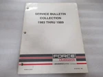 1983 Thru 1989 Force Outboards Service Bulletin Collection Manual P/n 90-823798. Fixed Price $10.91.