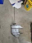 Johnson Evinrude Omc 9.9 15 Hp 1974-92 20" Long Lower Unit Gear Case 322200 LR9. Fixed Price $120.00.