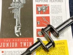 Neptune Muncie Motor Co. Junior Twin 1937 Crankshaft W/ Flywheel Nut Vintage. Fixed Price $28.30.