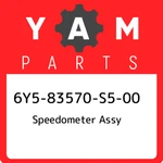 6Y5-83570-S5-00 Yamaha Speedometer Assy 6Y583570S500, New Genuine Oem Part. Fixed Price $1176.36.