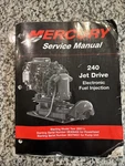 2001 Mercury 240 Jet Drive Electronic Fuel Injection Service Manual - Used. Fixed Price $48.00.