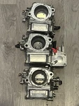 90 Hp Yamaha Carburetor Set 6H1-30 14301-30 14302 14303 Two Stroke 2004-2009. Fixed Price $525.00.