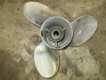 Suzuki DT150 Outboard Stainless Steel Prop 14 1/4 By 16 Spun Hub. Fixed Price $100.00.