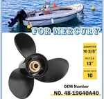 10.38X13 Aluminum Propeller For Mercury 48-19640A40 9.9-25HP 10SPLINE Tooth. Fixed Price $45.00.