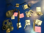 Lots Honda 7.5 75 Twin 100? 10HP? Cover Tube Starter Case Tilt Bracket Shaft. Fixed Price $444.44.
