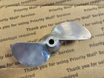 Michigan Wheel E2 Omc Evinrude 1939-41 Elto Cub, Mate Aluminum Propeller, 102285. Fixed Price $98.99.