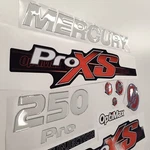 Replacement Decal Set Fits Mercury 250 Pro Xs Optimax 2012 17 3D Raised Stickers. Fixed Price $170.95.
