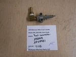 22833, 22-63981 Mercury 1973 20HP Model 200 Fuel Connector (plastic) T118. Fixed Price $17.99.