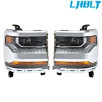 Lablt Right&left Headlights Hid/xenon Led Drl For 2016-2018 Chevy Silverado 1500. Fixed Price $157.05.