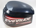 Evinrude Johnson 2007 & 2008 Etec Top Cowling Engine Cover 150 175 Hp. Fixed Price $450.00.