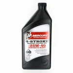 Mercury Marine New Oem 4-STROKE 25W-40 Synthetic Blend Engine Oil, 92-8M0078629. Fixed Price $19.99.