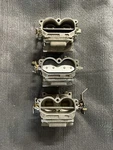 Matching Set Of Omc 323302 Johnson Evinrude 150HP Used Oem Carburetor 324955. Fixed Price $300.00.